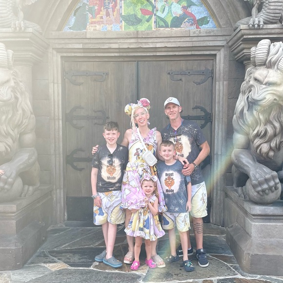 New York Couture One of a Kind Kids TALE AS OLD AS TIME Ruffle Dress - Picture 7 of 8